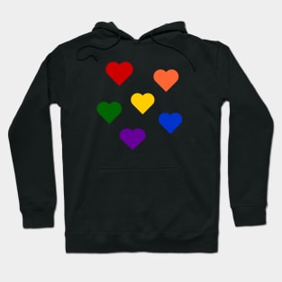 Colorful Hearts Hoodie